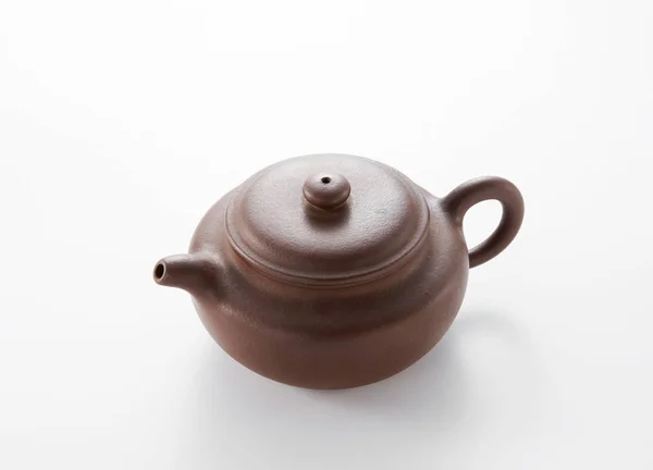 复古茶壶特写 茶道概念 — 图库照片