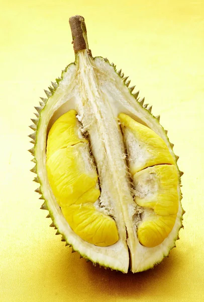 Primer Plano Fruta Duriana Pelada Madura — Foto de Stock