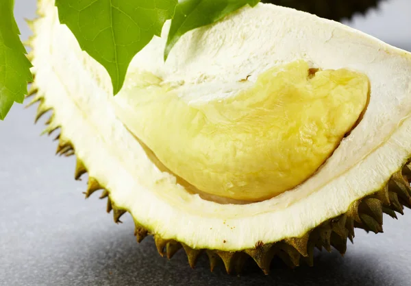 Primer Plano Fruta Duriana Pelada Madura — Foto de Stock
