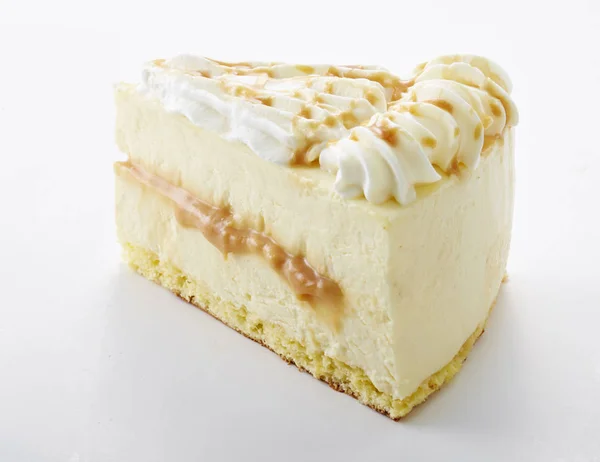 Leckere Süße Hausgemachte Kuchen Isoliert Auf Weißem Hintergrund — Stockfoto