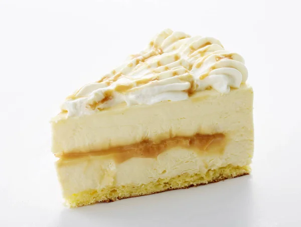 Tasty Sweet Homemade Cake Isolated White Background — Stock Photo, Image