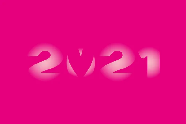 Grafica Nuovo Anno 2021 — Stockový vektor
