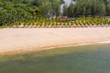 Yaz tatilinde güzel Phu Quoc adasının hava manzarası