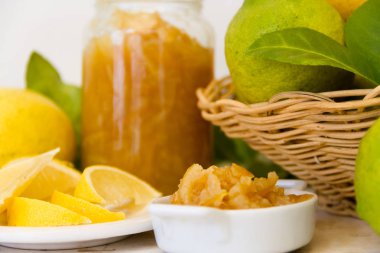 tatlı limon reçel organik bahçe