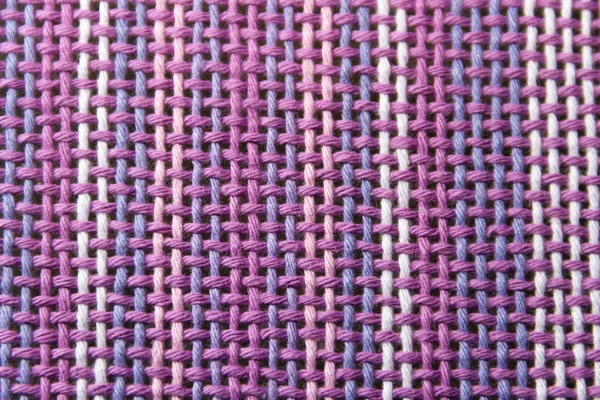 Woven Fabric Texture Ultraviolet Lilac Colors — Stock Photo, Image