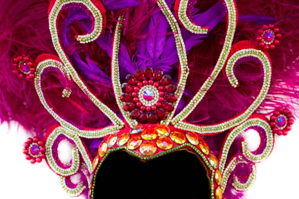 Helma Světlé Kameny Peří Pro Karneval — Stock fotografie