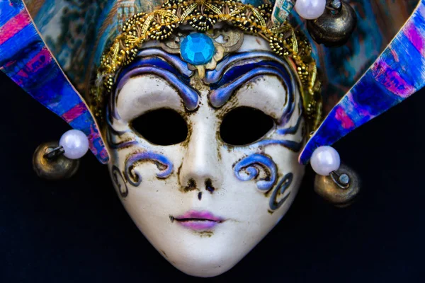 Masques Typiques Carnaval Traditionnel Venise — Photo