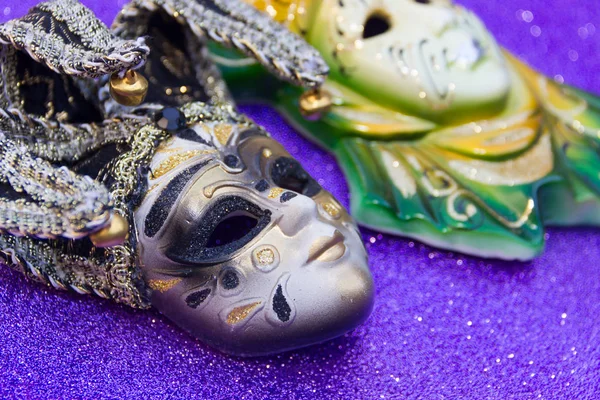 Typische Masken Des Traditionellen Venezianischen Karnevals — Stockfoto
