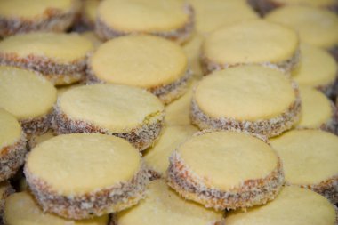 mısır nişastası alfajores doku arka plan