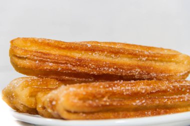 kızarmış churros İspanyol gastronomi tipik doldurulmuş