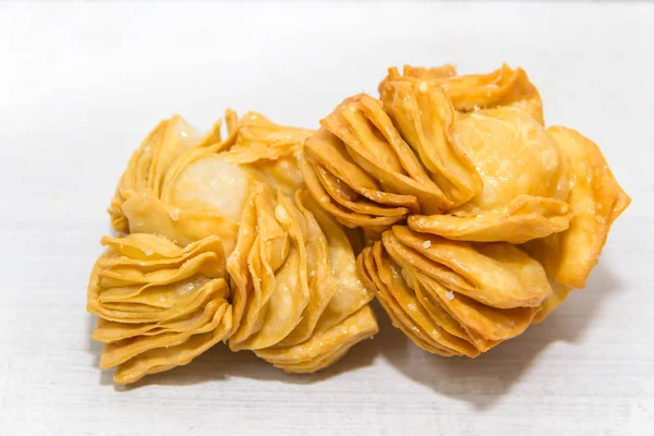 Pastelaria Frita Com Marmelo Doce Batata Típica Gastronomia Argentina — Fotografia de Stock