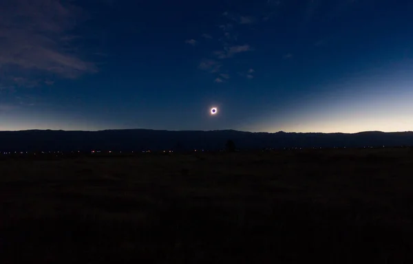 Totale Sonnenfinsternis Von Cordoba Argentinien Aus Gesehen — Stockfoto