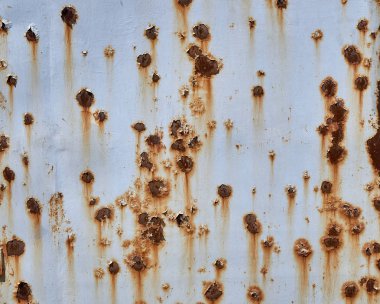  Rust çizgiler ile paslı metal arka plan. Metal yüzey paslanmış noktalar