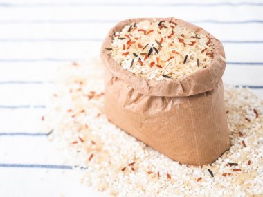 Pirinç tanekağıt lı kağıt torba