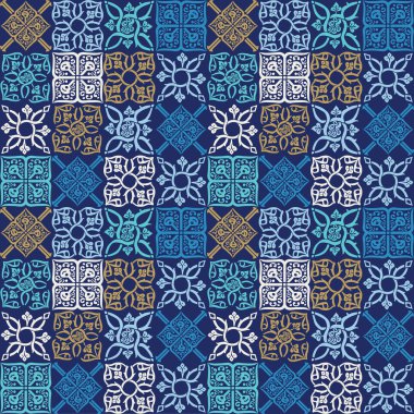 Akdeniz kiremit şeklinde seamless modeli.