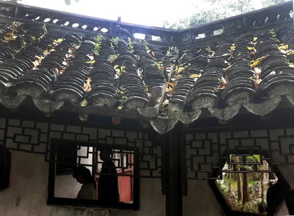 Architectuur Van Oude Chinese Tuin Shanghai Mei 2018 — Stockfoto