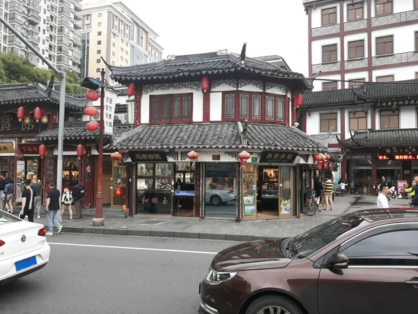 Cidade Velha Casa Tradicional Chinesa Xangai Maio 2018 — Fotografia de Stock