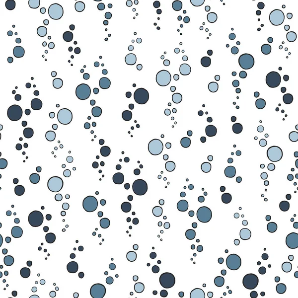 白色背景上的气泡 无缝模式 — 图库矢量图片