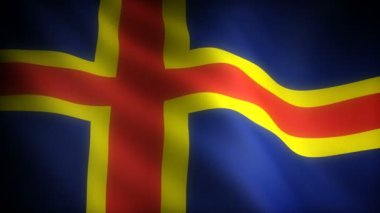 Aland Adası bayrağı (sorunsuz)