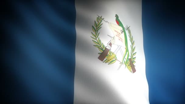 グアテマラの国旗 シームレス — ストック動画