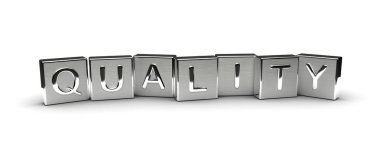 Metal Blokta Kalite Metni