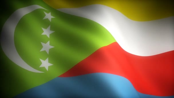 Flag Comoros Seamless — ストック動画