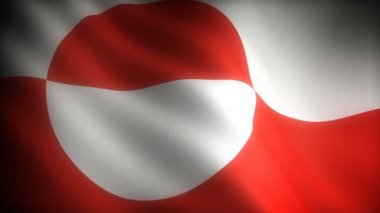 Grönland bayrağı (pürüzsüz)