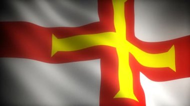 Guernsey Bayrağı (kusursuz))