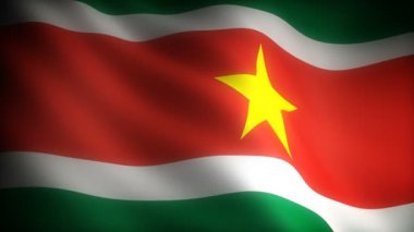 Surinam Bayrağı (pürüzsüz)