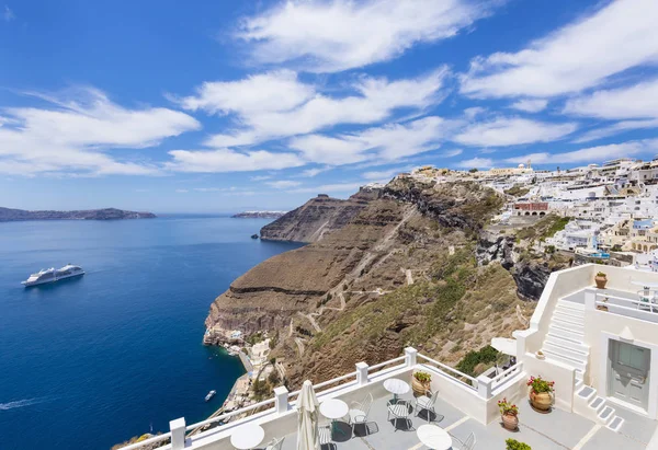 Traditionele Cliff House Door Zee Athens Attiki Griekenland Europa — Stockfoto