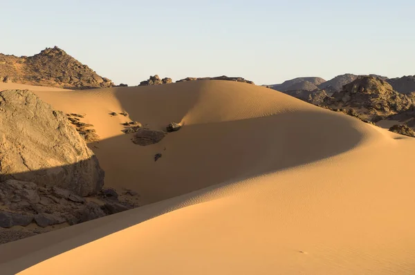 Akakus Deserto Del Sahara Fezzan Libia — Foto Stock