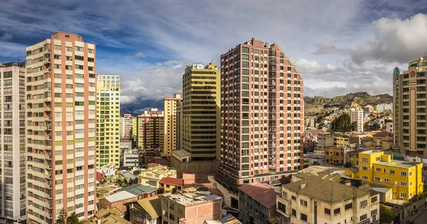 Vue Centre Ville Paz Bolivie Amérique Sud — Photo
