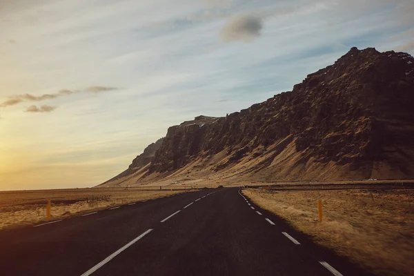 Camino Hacia Reikiavik Islandia — Foto de Stock