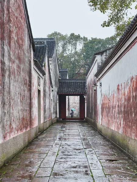 中国浙江省宁波市历史建筑和小巷 — 图库照片