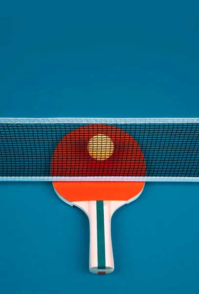 Racchette da ping pong o da ping pong . — Foto Stock