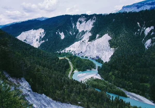Ruinaulta canyon in Zwitserland. — Stockfoto