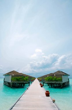 Meeru Adası Maldivler Nisan 2019.