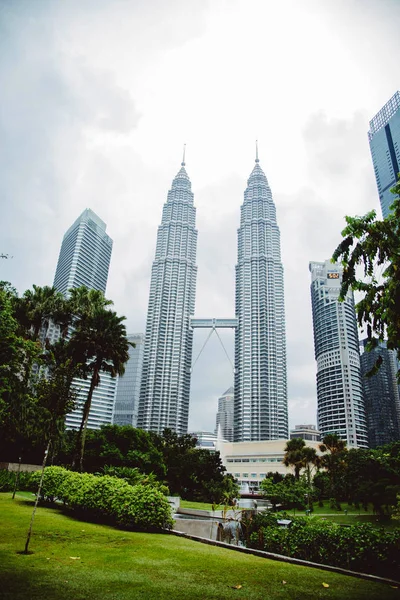 Kuala Lumpur. Torres Gemelas Petronas . —  Fotos de Stock