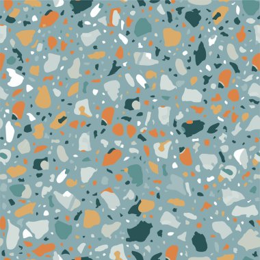 Terrazzo döşeme vektör seamless modeli. 