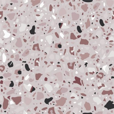 Terrazzo döşeme vektör seamless modeli. 