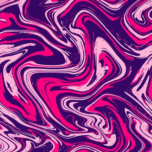 Textura de mármore sem costura background.Pink, violeta, padrão abstrato roxo .Seamless líquido fluido marmorização efeito de fluxo para capa, tecido, têxtil, envoltório ou impressão background.Ebru estilo, aqua ink.Vector . — Vetor de Stock