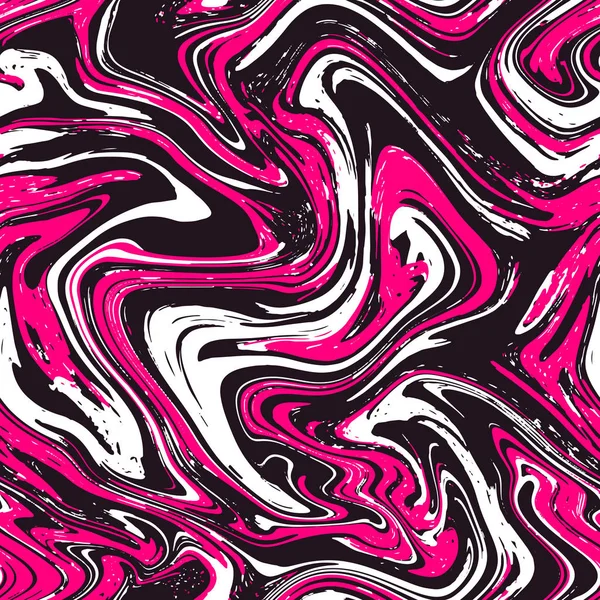 Textura de mármol sin costura de fondo. Patrón de color de efecto líquido líquido abstracto. Cubierta de patrón sin costura de colores textiles, fondo de papel de envolver. Pintura de tinta acuática Ebru en el agua. Vector. EPS 8 . — Vector de stock