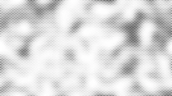 Abstract halftone background.Black and white pattern texture backdrop.Soft bright halftoned wallpaper with geometric dots, triangle shapes.Smooth gradient clean vector for business, web, banner art . — стоковый вектор