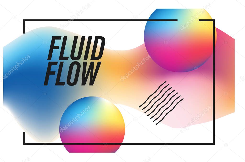 Abstract fluid liquid color mesh gradient background. Modern cololorful background design. Layout for poster, cover, banner, presentation backdrop.With copy text space. Business cover template vector.