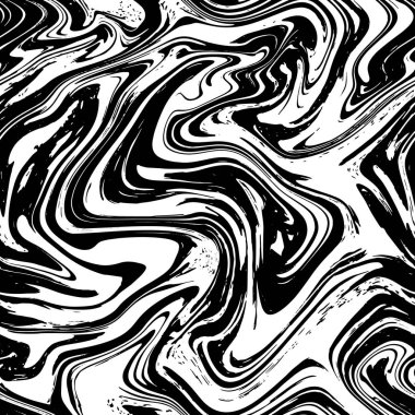 Mermer doku sorunsuz arka plan. Soyut sıvı akışkan etkisi renk desen. Tekstil Dikişsiz desen kapak, Kağıt arka plan kaydırma. Ebru su aqua mürekkep boyama. Vektör siyah ve beyaz.