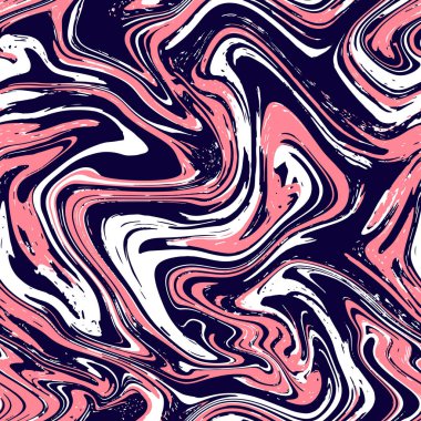 Mermer doku sorunsuz arka plan. Soyut sıvı akışkan etkisi renk desen. Tekstil renkli Dikişsiz desen kapak, Kağıt arka plan kaydırma. Ebru su aqua mürekkep boyama. Vektör. EPS 8.