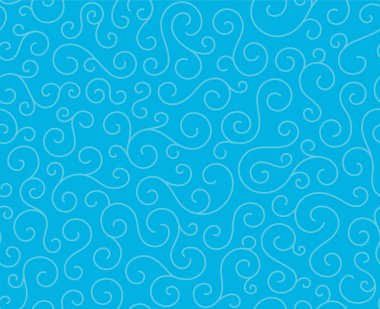 Çizgi sarmal, soyut, dikişsiz desen arka plan. Kıvrımlı süs çiçekleri, bitmeyen dalgalar. Deniz suyu girdabı deseni. Parmak izi veya kumaş dokusu için vektör..