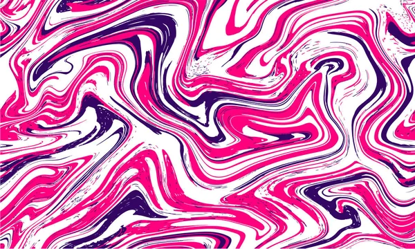 Textura de mármol sin costura de fondo. Patrón abstracto rosa, violeta, púrpura. Efecto de flujo de fluido líquido sin costura para cubrir, tela, textil, envoltura o fondo de impresión. Estilo Ebru, tinta aqua . — Archivo Imágenes Vectoriales