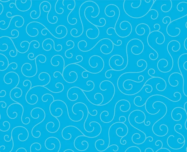 Línea espiral abstracta sin costura patrón background.Curl ornamento floral sin fin olas strokes.Sea agua remolino decoración texture.Vector para impresión o tela textile.Cover para baldosas, hojas volantes, envoltura . — Vector de stock