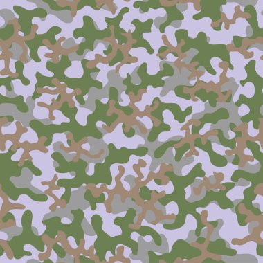 Moda model sorunsuz arka plan kamuflaj. Soyut serin askeri eğilim şekiller kamuflaj doku. Çocuk Moda Kumaş Tekstil için seamless modeli. Renkli modern tarzı.